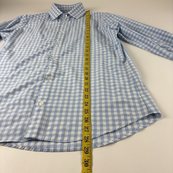 Mizzen + Main Mens Shirt M Trim Fit Leeward Blue Label Stretch Medium - Picture 4 of 7